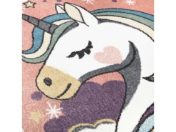 Tapis Rond Pour Chambre D'enfant Blanc Motif Licorne Multicolore 120x120cm -Herman Miller Magasin tapis 15070667