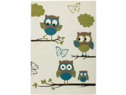 Tapis Tissé Sona 2054 Ivoire Turquoise - 160 X 230 Cm