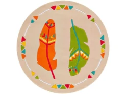 Tapis Tufté à La Main Spirit Glowy 3141 - Rond Ø 130 Cm