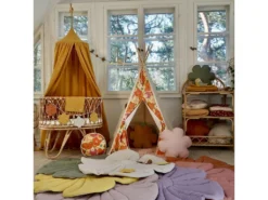 Tapis De Sol Fleur Molletonné Bébé Enfant Bloom House -Herman Miller Magasin tapis 15155137