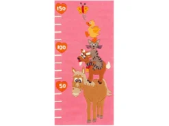 Tapis Tissé Joy 4168 Rosa Animals - 75 X 160 Cm