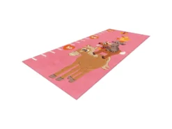 Tapis Tissé Joy 4168 Rosa Animals - 75 X 160 Cm -Herman Miller Magasin tapis 15155259