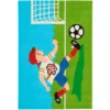 Tapis Tissé Joy 4090 Multicolore Football - 110 X 160 Cm