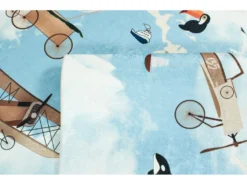 Tapis Enfant - HAPPY - Bleu - 160x230cm -Herman Miller Magasin tapis 15796273