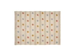 Tapis Enfant En Coton Motifs Arlequin Tuftés 70 X 120 Cm