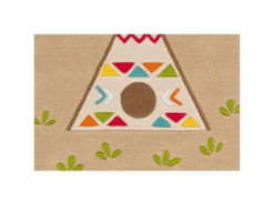 Tapis Tufté à La Main Spirit Glowy 3142 Multicolore Indian - 130 X 130 Cm -Herman Miller Magasin tapis 21118773