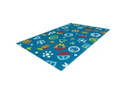 Tapis Tissé Spirit Glowy 3146 Blau Icons - 110 X 160 Cm -Herman Miller Magasin tapis 21158403