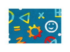 Tapis Tissé Spirit Glowy 3146 Blau Icons - 110 X 160 Cm -Herman Miller Magasin tapis 21158405