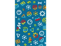 Tapis Tissé Spirit Glowy 3146 Blau Icons - 110 X 160 Cm -Herman Miller Magasin tapis 21158407