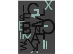 Tapis Sam 4161 Gris Noir - 140 X 200 Cm