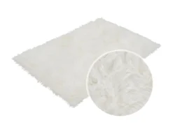 Tapis Imitation Peau De Mouton SHEEP - 120 X 170 Cm - Blanc -Herman Miller Magasin tapis 318961