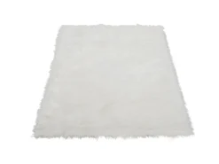 Tapis Imitation Peau De Mouton SHEEP - 120 X 170 Cm - Blanc -Herman Miller Magasin tapis 318969