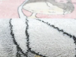 Tapis Enfant BALLERINA - 100 X 150 Cm - Rose Et Beige -Herman Miller Magasin tapis 396249