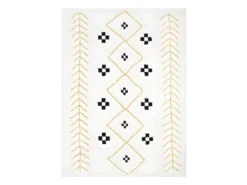 Tapis Style Berbère MAKASSAR En Microfibre- 150 X 200 Cm- Multicolore -Herman Miller Magasin tapis 500421