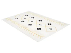 Tapis Style Berbère MAKASSAR En Microfibre- 150 X 200 Cm- Multicolore -Herman Miller Magasin tapis 500423