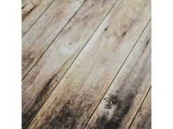 WOODY VINYLE - Tapis De Cuisine Imprimé Bois Marron 45x75 -Herman Miller Magasin tapis 9713667