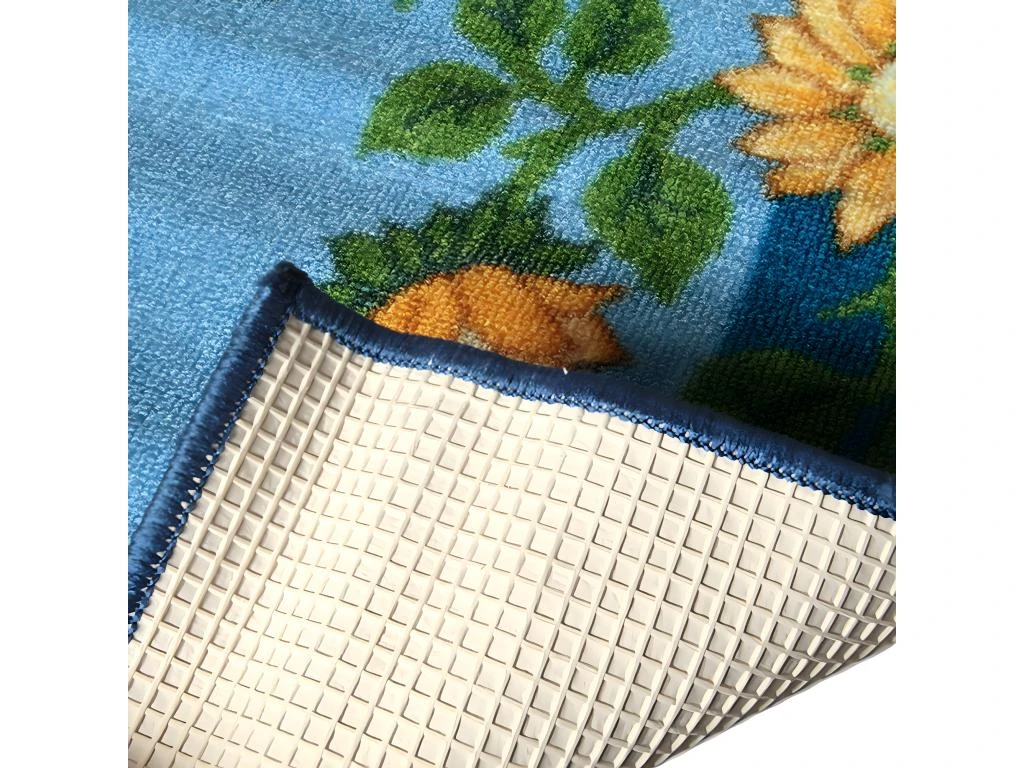 BIO LINE - Tapis De Cuisine Antidérapant Tournesol Jaune Et Bleu 50x80 5 BIO LINE - Tapis De Cuisine Antidérapant Tournesol Jaune Et Bleu 50x80 – Image 5