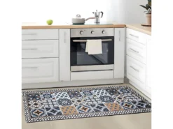 AZULEJOS VINYLE - Tapis De Cuisine Carreaux Ciment Bleu Foncé 45x120 9 AZULEJOS VINYLE - Tapis De Cuisine Carreaux Ciment Bleu Foncé 45x120 -Herman Miller Magasin tapis 9772065