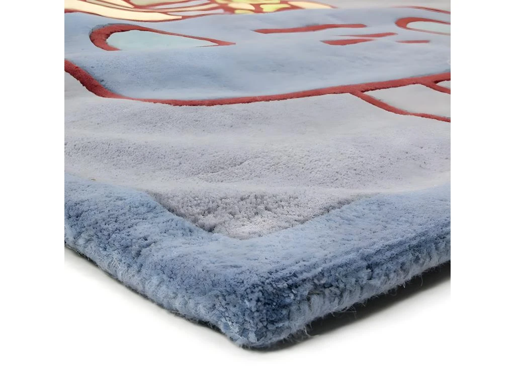 SOURICETTE - Tapis Enfant En Laine Animaux En Vadrouille Parme 150x150 2 SOURICETTE - Tapis Enfant En Laine Animaux En Vadrouille Parme 150x150 – Image 2