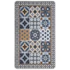 AZULEJOS VINYLE - Tapis De Cuisine Carreaux De Ciment Bleu Foncé 45x75