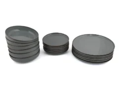 Service Vaisselle En Porcelaine 18 Pièces - Bleu - SANCHA -Herman Miller Magasin vaisselle 10569785