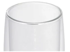 Lot De 4 Tasses à Double Paroi 35cl - D. 8 X H. 10,5 Cm - Verre - Transparent - TASSIER -Herman Miller Magasin vaisselle 11159051