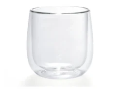 Lot De 4 Tasses à Double Paroi 20 Cl - D.8 X H. 8 Cm - Verre - Transparent - TASSIER -Herman Miller Magasin vaisselle 11159059