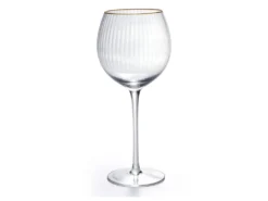 Lot De 6 Verres Ballon 55cl - H.22,5 Cm - Verre- Transparent à Bordure Dorée - FASTONI -Herman Miller Magasin vaisselle 11159241