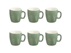Lot De 6 Mugs "Colorama" 18cl Menthe