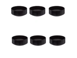 Lot De 6 Bols Ronds En Grès "Loft" 14cm Noir