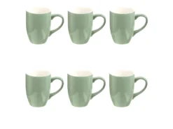 Lot De 6 Mugs "Colorama" 38cl Menthe