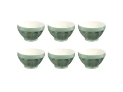 Lot De 6 Bols "Colorama" 60cl Menthe