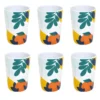 Lot De 6 Tasses à Café "Rio" 20cl Multicolore