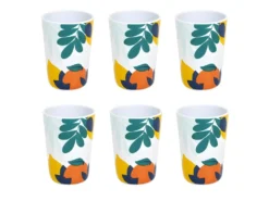 Lot De 6 Tasses à Café "Rio" 20cl Multicolore