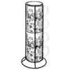 Lot De 4 Mugs Sur Rack "White Floral" 32cm Blanc