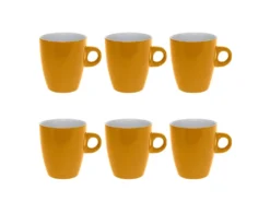 Lot De 6 Mugs "Colorama" 18cl Jaune