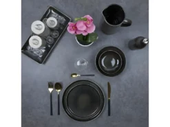 Lot De 6 Coupelles Design "Gancia" 30cl Noir -Herman Miller Magasin vaisselle 13805661