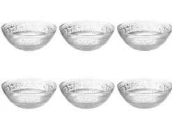 Lot De 6 Coupelles "Renaissance" 14cm Transparent