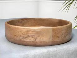 Saladier En Bois De Manguier - D. 26,5 X H. 5,5 Cm - Naturel - VALISA -Herman Miller Magasin vaisselle 14514529