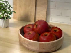 Saladier En Bois De Manguier - D. 26,5 X H. 5,5 Cm - Naturel - VALISA -Herman Miller Magasin vaisselle 14514557