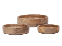 Lot De 3 Bols En Bois De Manguier- D. 17, 15 Et 12 Cm - Naturel - VALISA -Herman Miller Magasin vaisselle 14514565