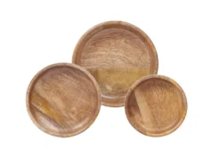 Lot De 3 Bols En Bois De Manguier- D. 17, 15 Et 12 Cm - Naturel - VALISA -Herman Miller Magasin vaisselle 14514589