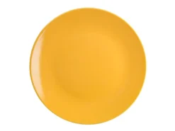 Lot De 6 Assiettes Plates "Colorama" 26cm Jaune