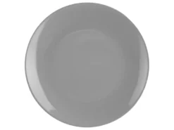 Lot De 6 Assiettes Plates "Colorama" 26cm Gris