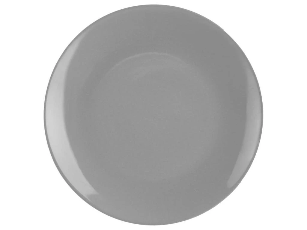 Lot De 6 Assiettes Plates "Colorama" 26cm Gris 1 Lot De 6 Assiettes Plates "Colorama" 26cm Gris