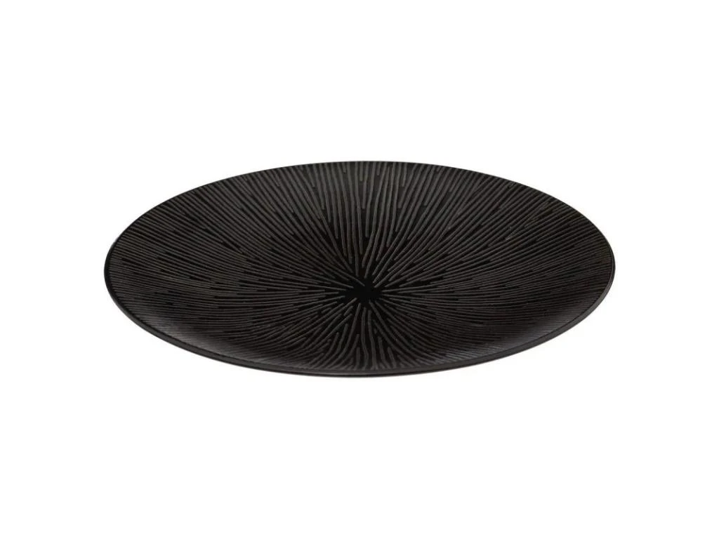 Lot De 6 Assiettes à Dessert "Atelier" 20cm Noir 2 Lot De 6 Assiettes à Dessert "Atelier" 20cm Noir – Image 2