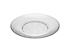 Lot De 6 Assiettes à Dessert "Martelé" 20cm Transparent