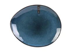 Lot De 6 Assiettes à Dessert "Au Grès" 22cm Bleu -Herman Miller Magasin vaisselle 19514573