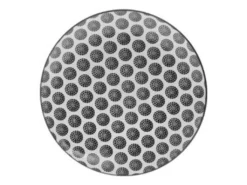 Lot De 6 Assiettes à Dessert "Bohemia Rond" 19cm Noir