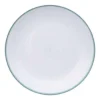 Lot De 6 Assiettes Plates "Square" 25cm Pétrole
